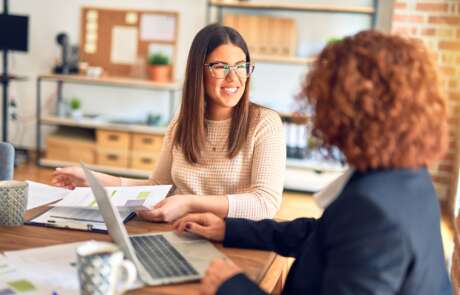 Franchise Business Coach meeting with franchise owner