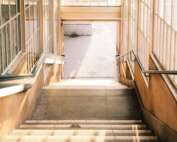 Staircase representing AI in Franchising